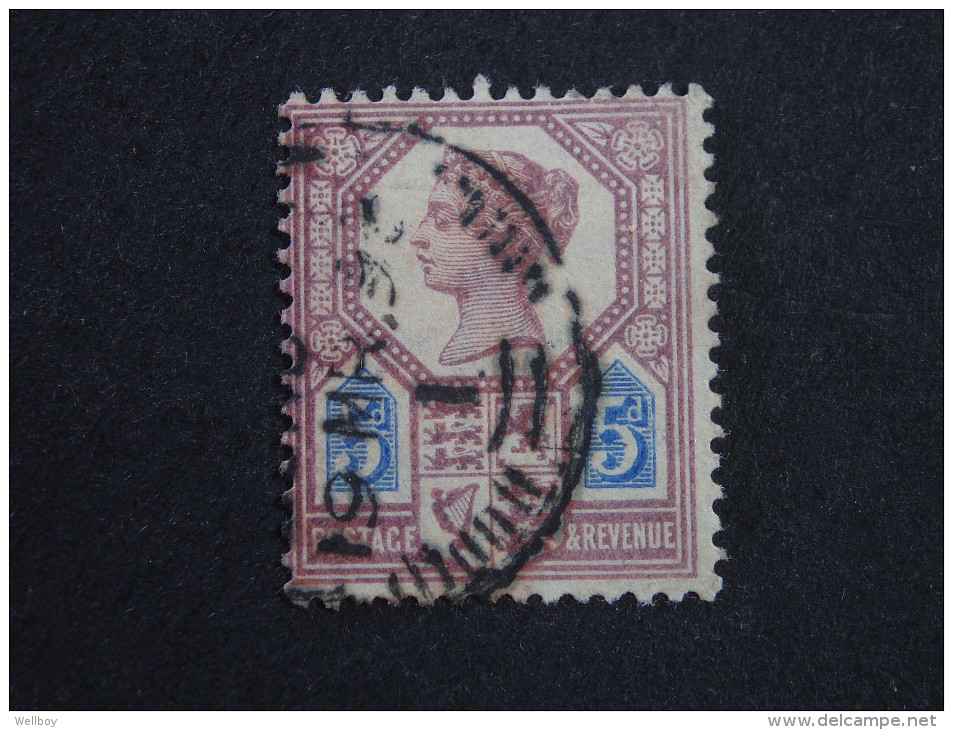 1887 Queen Victoria 5d  Sg207a - Oblitérés