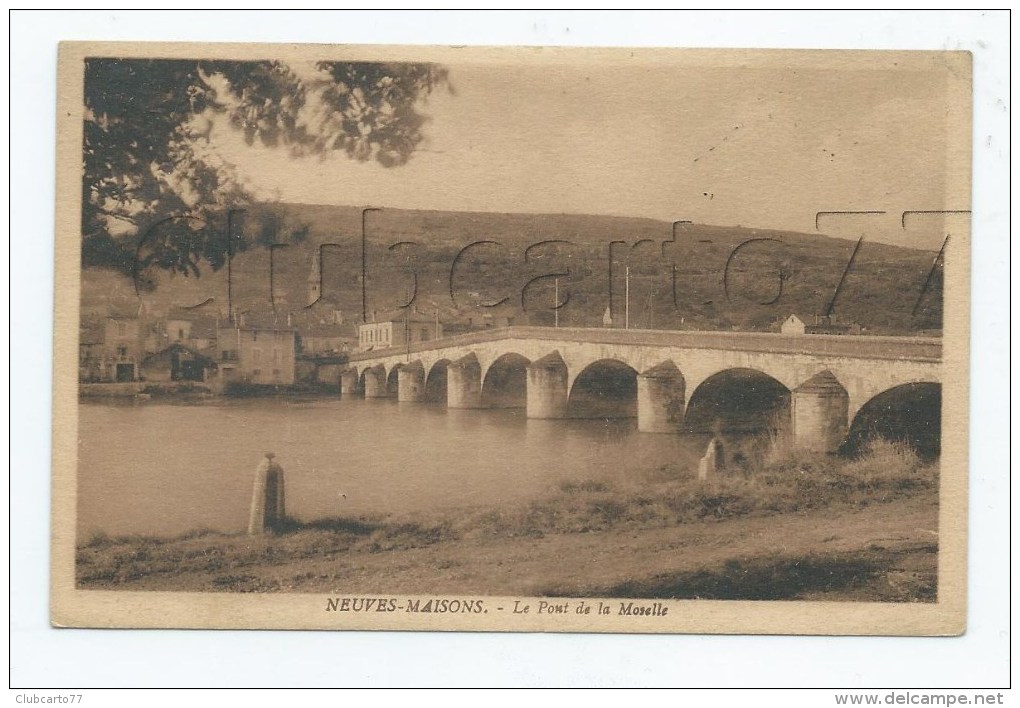 Neuves-maisons (54) : Le Pont Sur La Moselle Et Vue Générale En 1930  PF. - Neuves Maisons