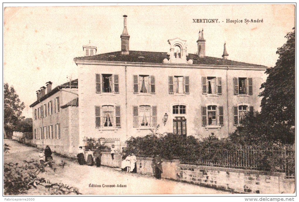 CPA 88 (Vosges) Xertigny - Hospice Saint-André - Très Animée : Infirmiers En Grande Tenue - Cliché Peu Courant - Xertigny