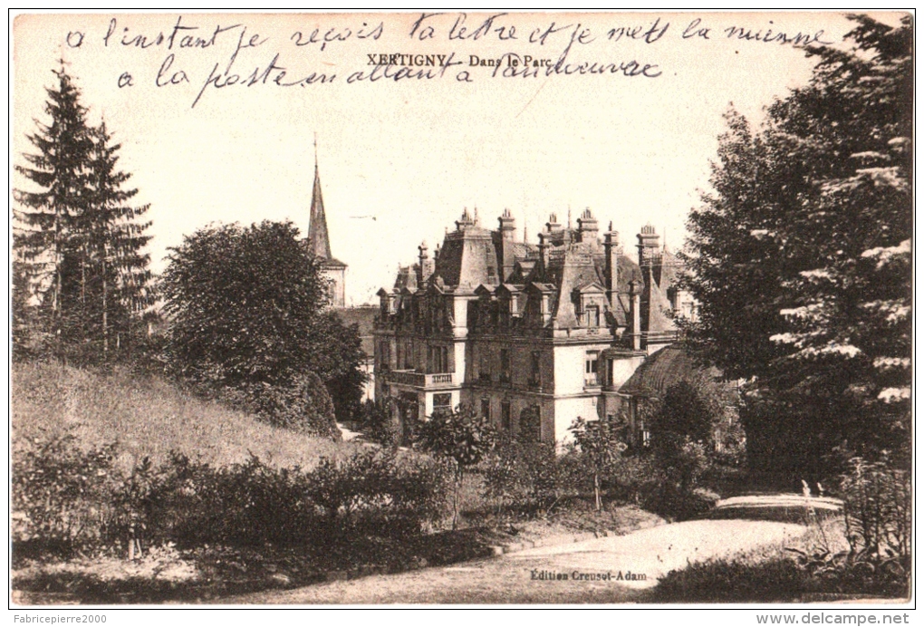 CPA 88 (Vosges) Xertigny - Dans Le Parc Du Château - Xertigny