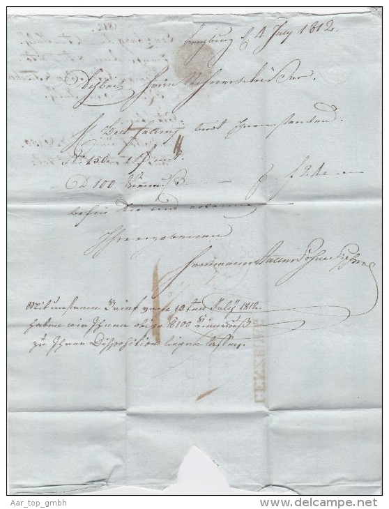 Heimat AG LENZBURG 1812-06-10  Brief Nach Schwyz - ...-1845 Prefilatelia