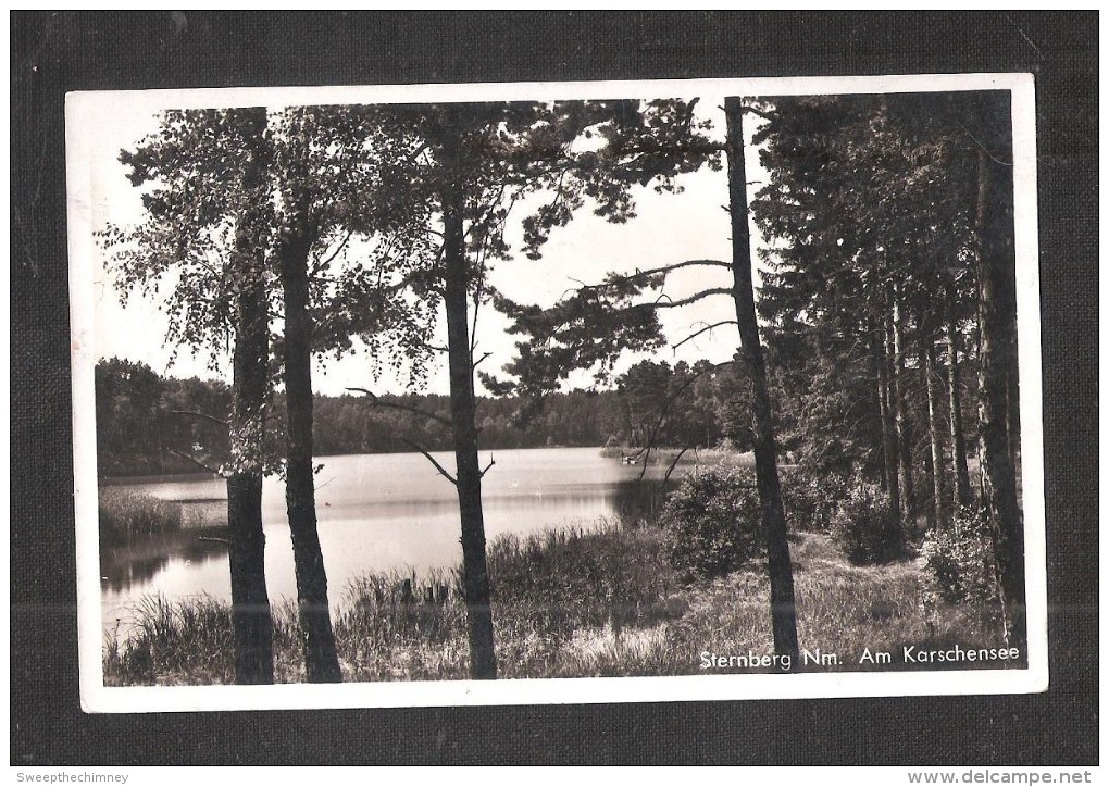 TCHEQUIE  TSCHASLAU Böhmen Und Mähren Stamp On Sternberg Postcard - Briefe U. Dokumente