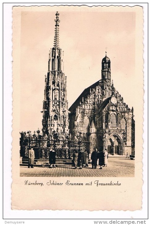 18109 Nurnberg Schner Brunnen Mit Frauenkirche - Neuburg