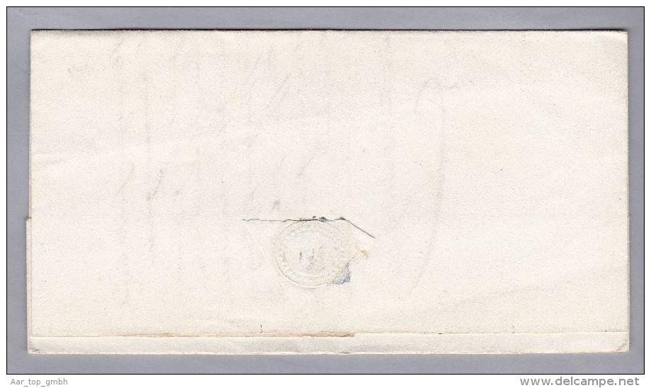 Heimat AG BONISWIL 1855-10-01 Amtlich Brief Nach Lenzburg - ...-1845 Prefilatelia
