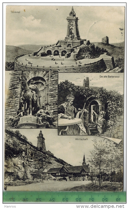 Bad Frankenhausen 1911, Verlag: G. Werneburg, Frankenhausen, FELD-POST- KARTE Ohne Frankatur  Mit  Stempel, - Bad Frankenhausen