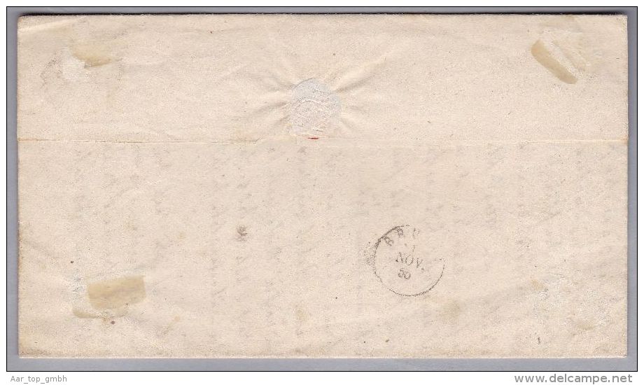 Heimat AG RUPPERSWIL 1855-11-01 Amtlich Brief Nach Holderbank - 1843-1852 Federal & Cantonal Stamps