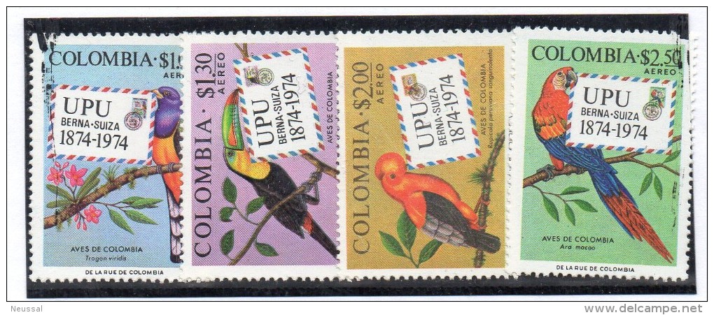 Serie A-580/3 Pajaros Colombia - Other & Unclassified