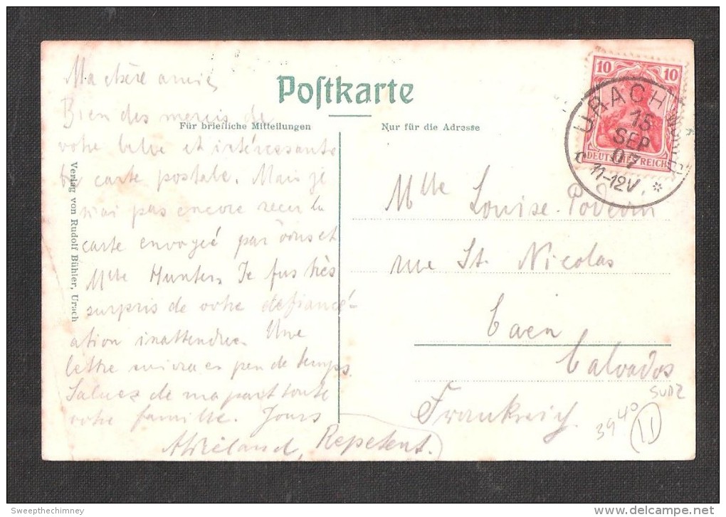 URACH BAD URACH  1902 + Postmark + Stamp Postal History - Bad Urach