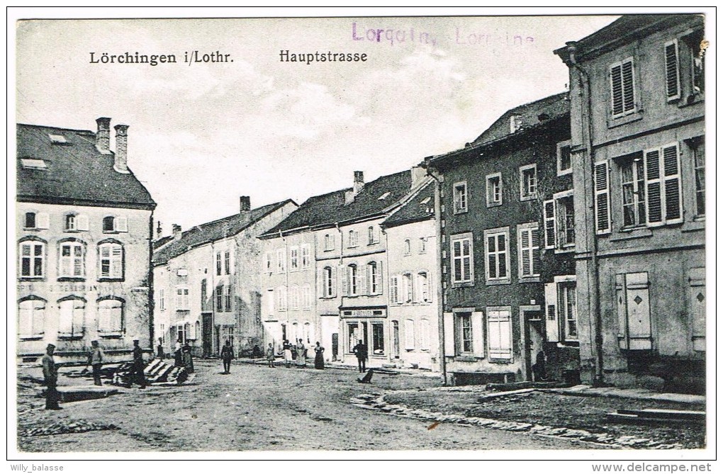 "Lorchingen / Lorquin - Hauptstrasse" - Lorquin