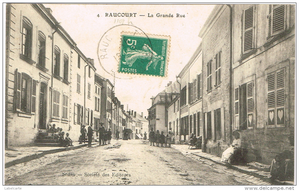 ARDENNES 08.RAUCOURT LA GRANDE RUE - Autres & Non Classés