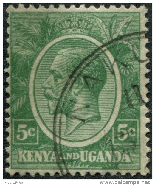 Pays : 260 (Kenya & Ouganda : Colonie Britannique)  Yvert Et Tellier N° :   2 A (o) : SG EA 78 - Kenya & Oeganda