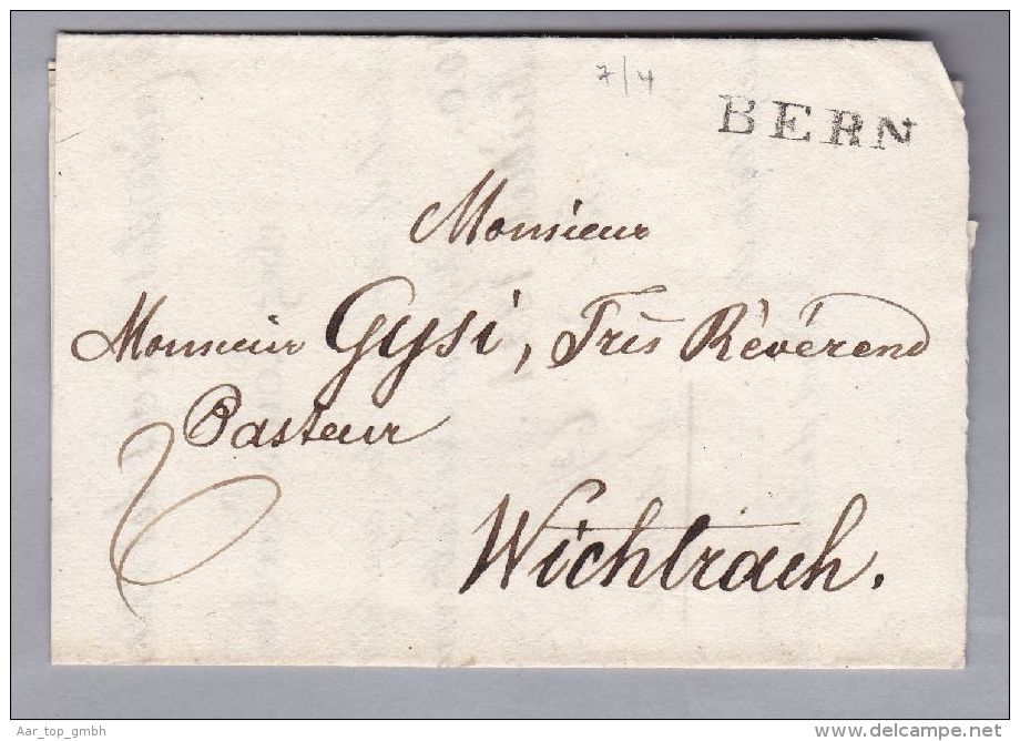 Heimat BE BERN 1824-07-01 Zahlungsanweisung Nach Wichtrach - ...-1845 Precursores
