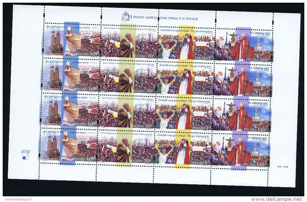 Poland: Mi  3768 - 3771  MNH /**, 1999 - Blocks & Sheetlets & Panes