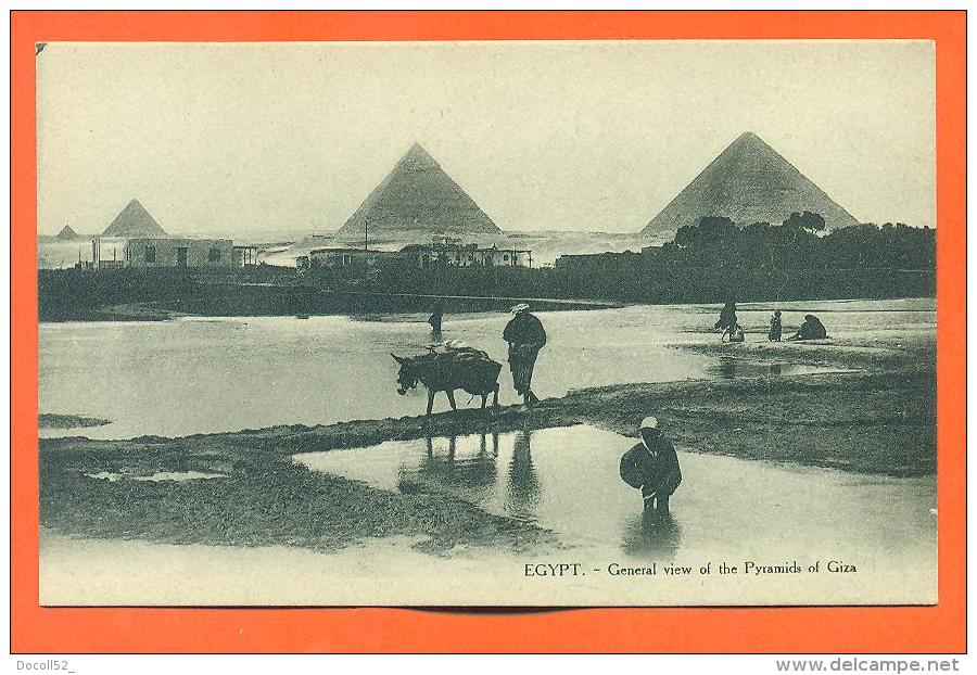 Egypte  "  General View Of The Pyramids Of Giza  " - Pyramides