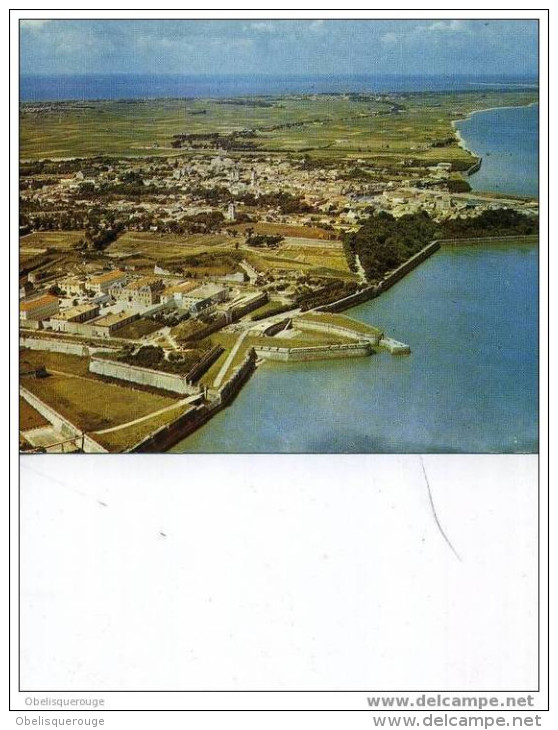 ILE DE RE VUE AERIENNE ST MARTIN LE BAGNE 1967 - Bagne & Bagnards