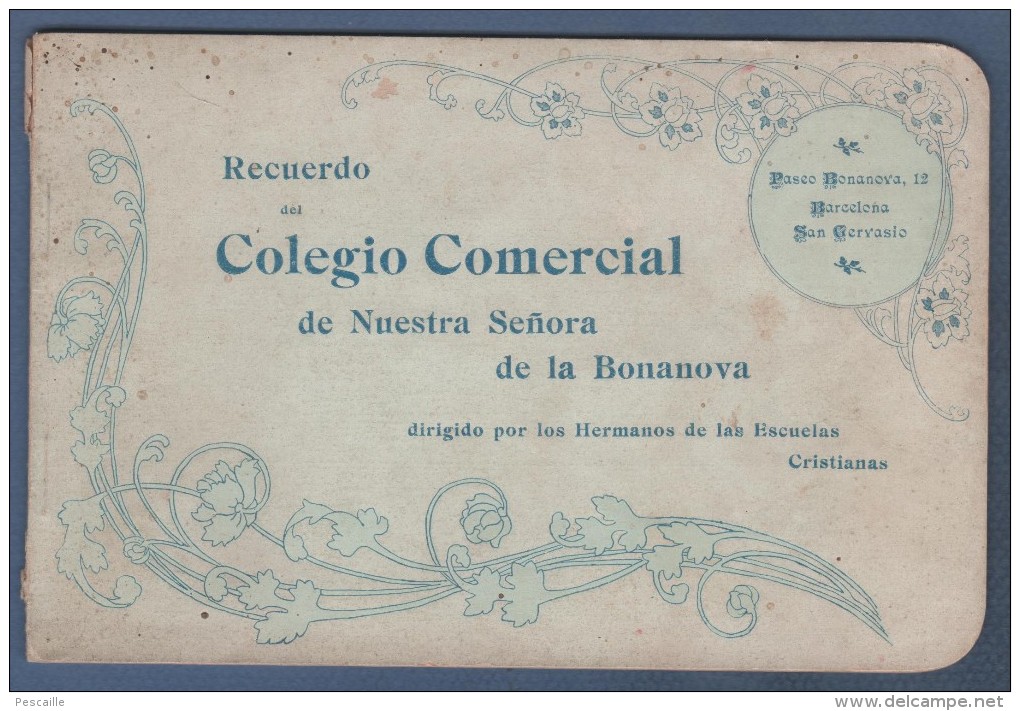 CATALUÑA - RECUERDO DEL COLEGIO COMERCIAL DE NUESTRA SEÑORA DE LA BONANOVA - PASEO BONANOVA 12 BARCELONA SAN GERVASIO - Barcelona