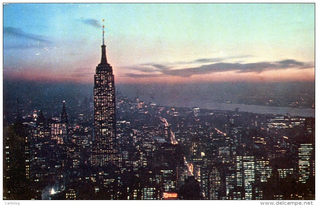 New York City. Empire State Building At Night - Empire State Building