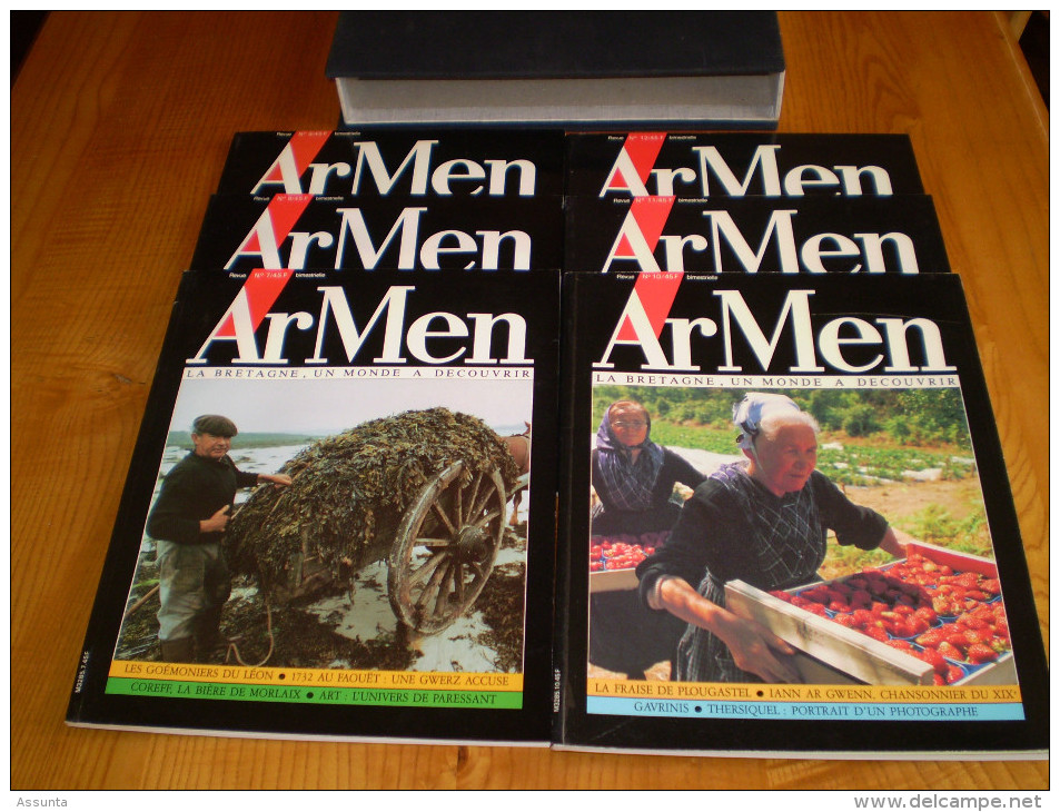 ARMEN, N° 7 , 8, 9, 10, 11, 12  + Boitage : La Bretagne, Un Monde à Découvrir - Bretagne