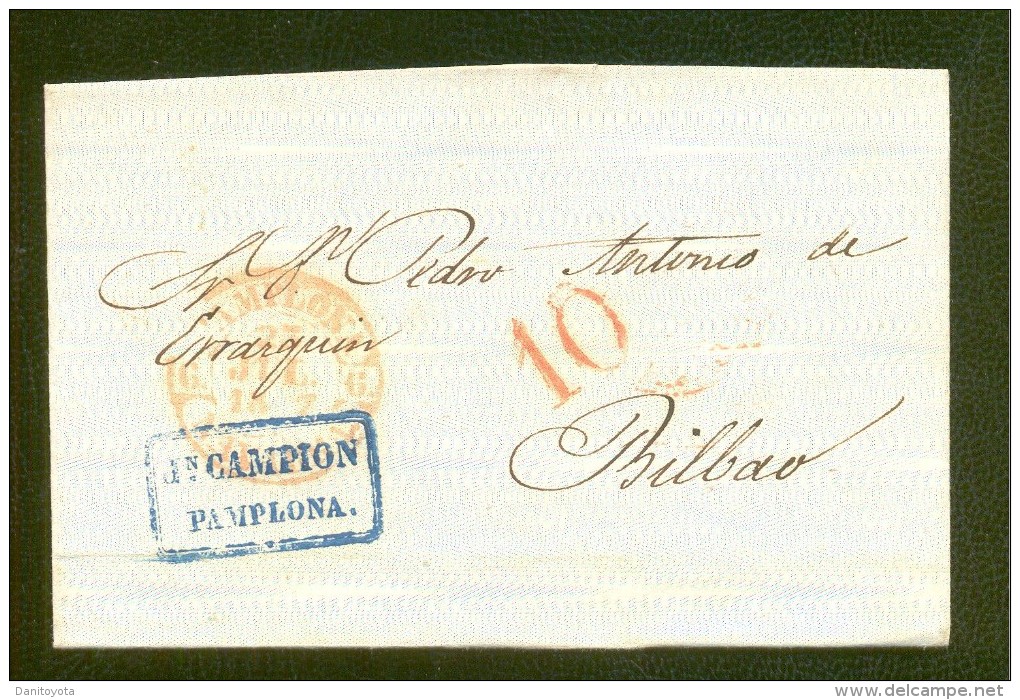 1847.- PAMPLONA A BILBAO - ...-1850 Préphilatélie