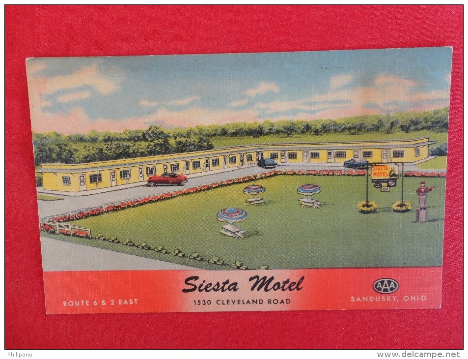 Sandusky Ohio  Siesta Motel - Not Mailed      Ref 1190 - Autres & Non Classés