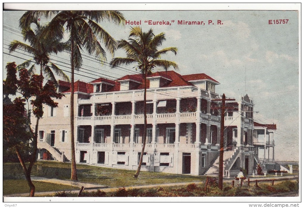 MIRAMAR-PUERTO RICO-PORTO RICO- (Antilles) Hotel Eureka San Juan - VOIR 2 SCANS - - Puerto Rico
