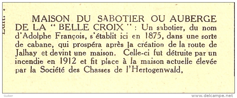 La Baraque Michel Maison Du Sabotier - Bullange - Bullingen