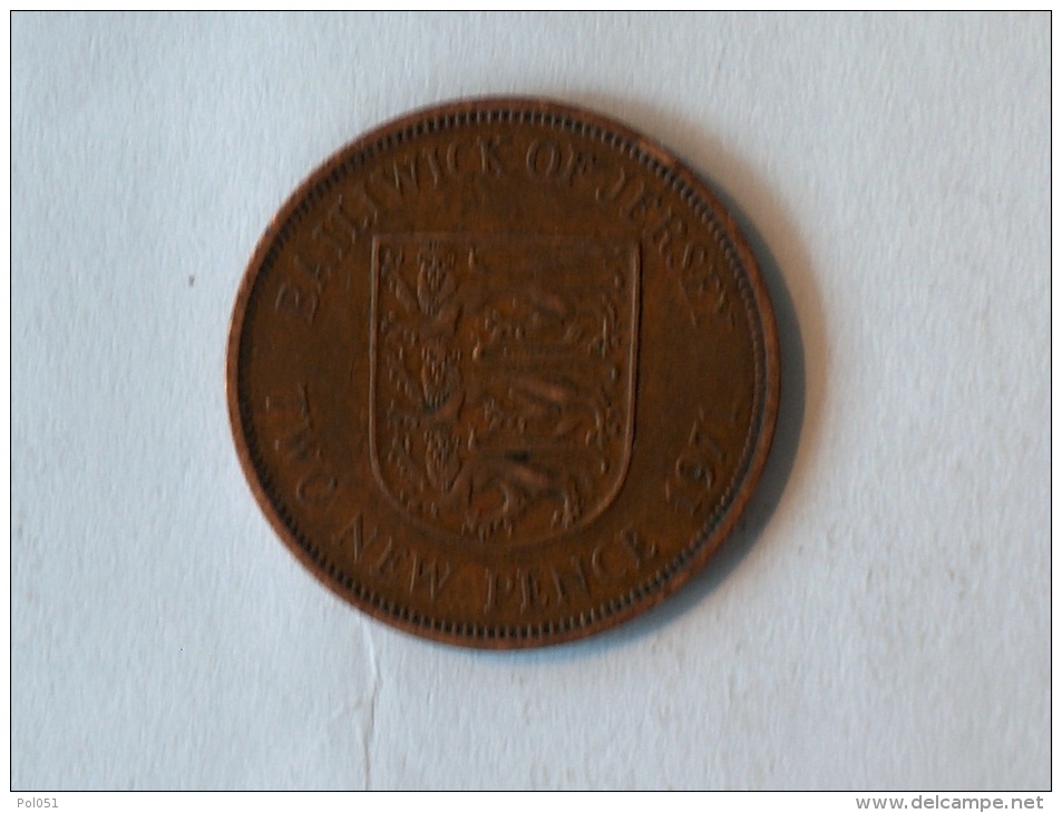 JERSEY TWO NEW PENCE 1971 - Jersey