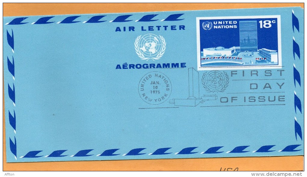 United Nations New York 1975 FDC - FDC