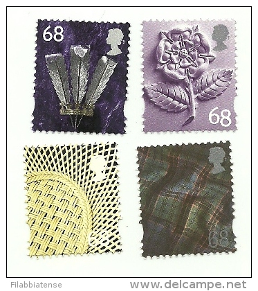 2002 - Gran Bretagna 2349/52 Regionali, - Unused Stamps