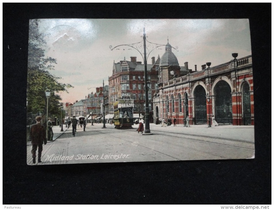 Leicester : Midland  Station. Tramway. - Leicester