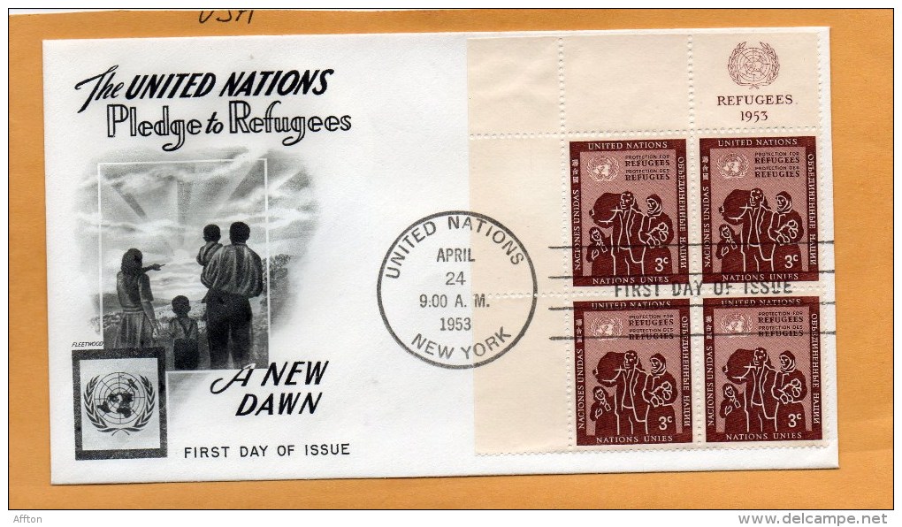 United Nations New York 1953 FDC - FDC