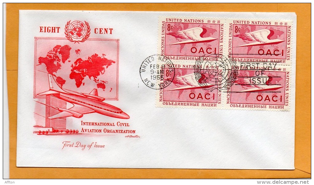 United Nations New York 1955 FDC - FDC