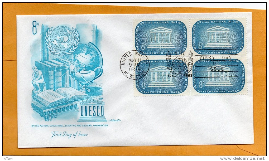 United Nations New York 1955 FDC - FDC