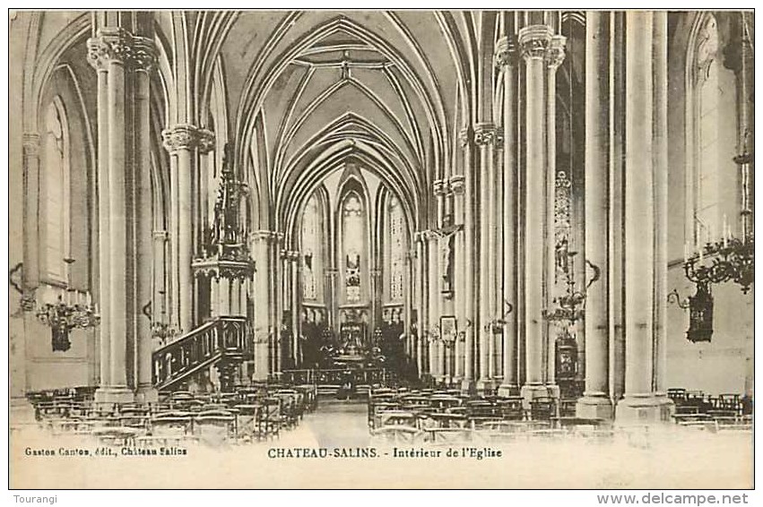 Fev14 113: Château-Salins  -  Intérieur église - Chateau Salins