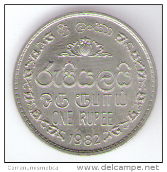 SRI LANKA 1 RUPEE 1982 - Sri Lanka