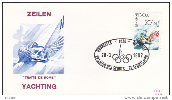 Belgium 1982 Yachting Souvenir Cover - Other & Unclassified