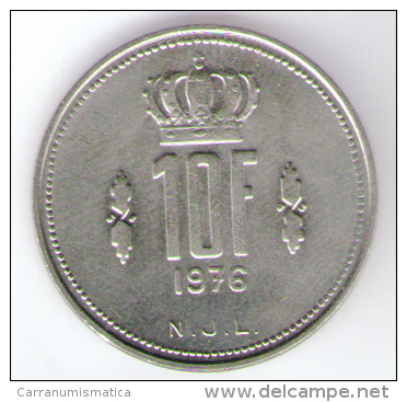 LUSSEMBURGO 10 FRANCS 1976 - Lussemburgo