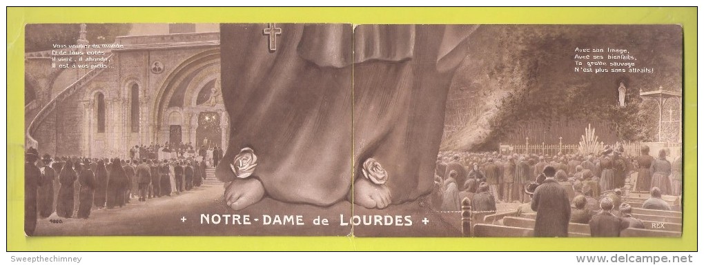 JE SUIS L'IMMACULEE CONCEPTION Manque Une 9 De 10 Cartes Du PUZZLE BERNADETTE SOUBIROU ET LA VIERGE LOURDES - Vierge Marie & Madones