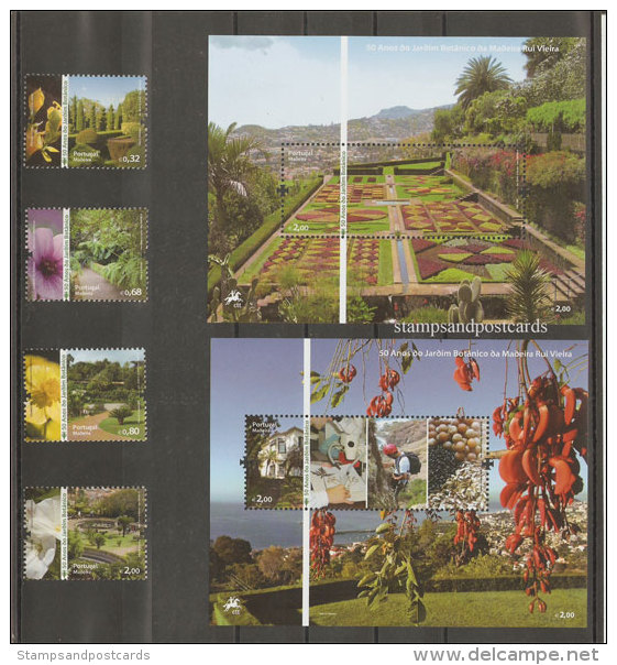 Portugal Jardin Botanique De Madère Fleurs 2010 ** Madeira Botanical Garden Flowers 2010 ** - Unused Stamps