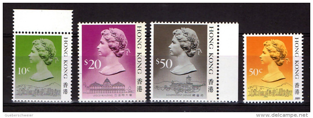 HG-5 - HONG KONG LOT DE 4 TP N°449+501+512/13 NEUF** - Unused Stamps