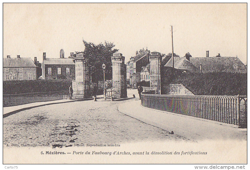 Mézières 08 - Fortifications - Porte Faubourg D'Arches - Charleville