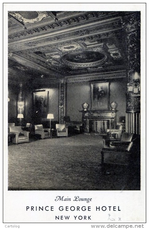 Main Lounge. Prince George Hotel. New York - Bares, Hoteles Y Restaurantes