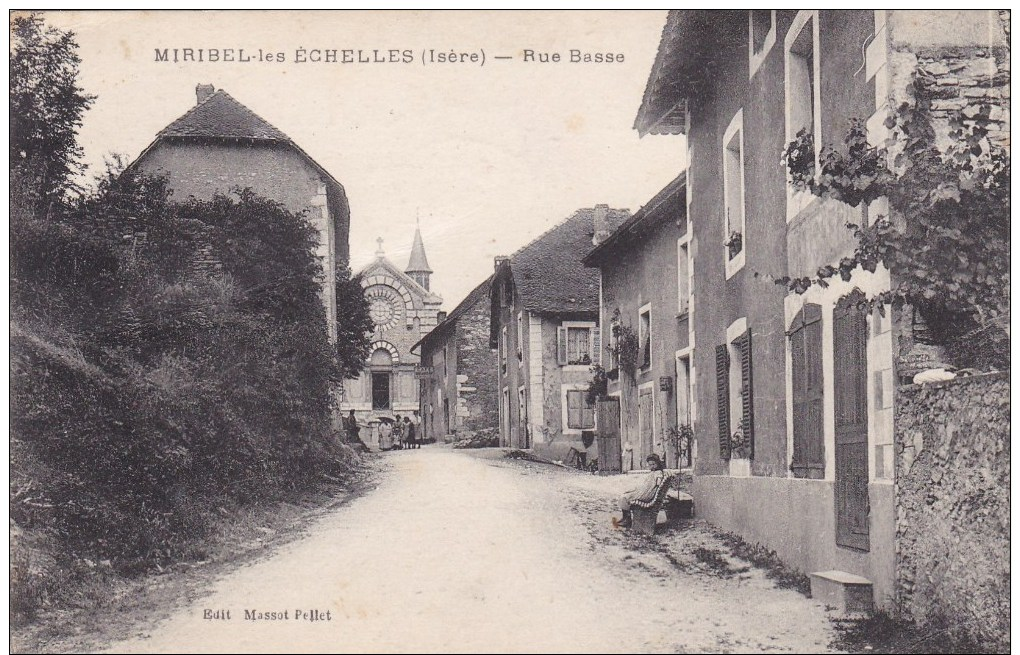 MIRIBEL-les-ECHELLES : Rue Basse - Andere & Zonder Classificatie