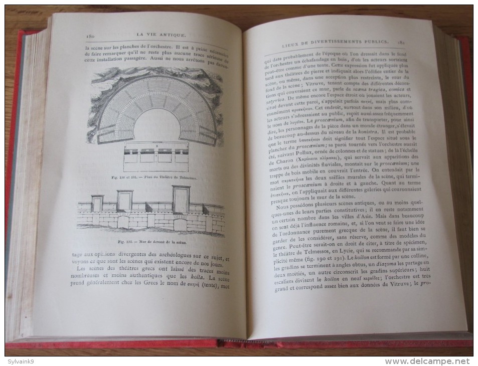 1902 LA VIE ANTIQUE LA GRECE TRAWINSKI GUHL KONER LUCIEN LAVEUR ARCHEOLOGIE OLYMPIE ATHENE TEMPLES COSTUME INSTRUCTION