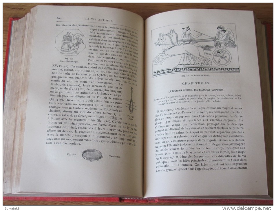 1902 LA VIE ANTIQUE LA GRECE TRAWINSKI GUHL KONER LUCIEN LAVEUR ARCHEOLOGIE OLYMPIE ATHENE TEMPLES COSTUME INSTRUCTION