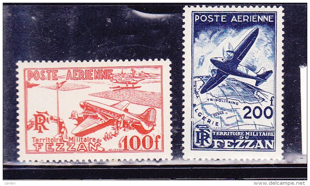 FEZZAN N° PA 4**/5* CHARNIÈRE ET SANS CHARNIERE - Unused Stamps