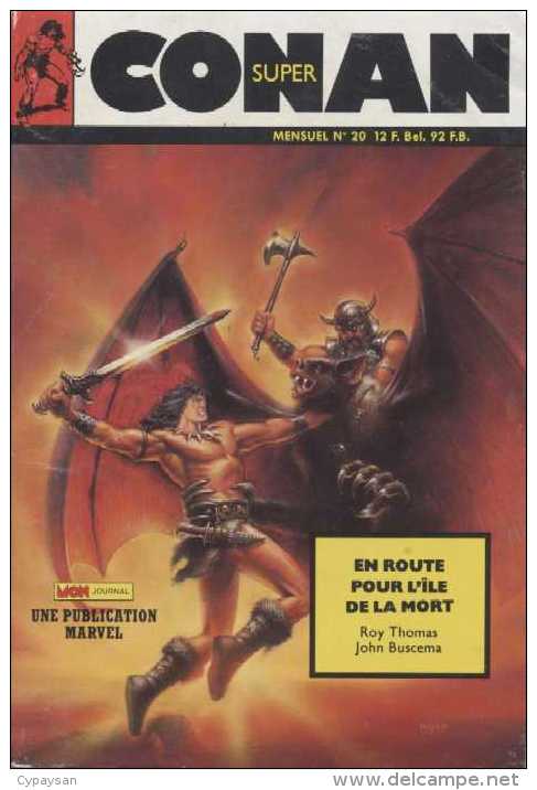 SUPER CONAN N° 20 BE MON JOURNAL 1987 - Conan