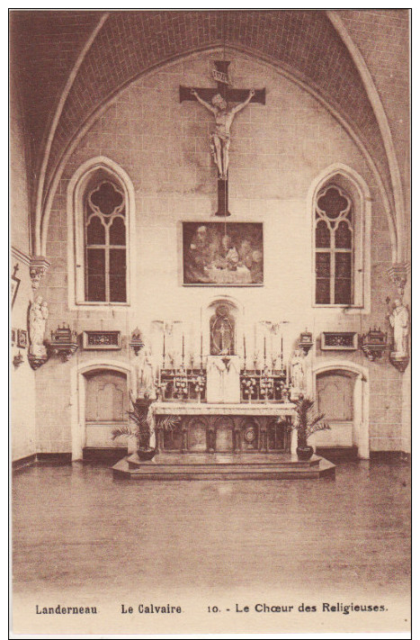 LANDERNEAU  -  Le Calvaire - Le Choeur Des Religieuses (10) - Landerneau