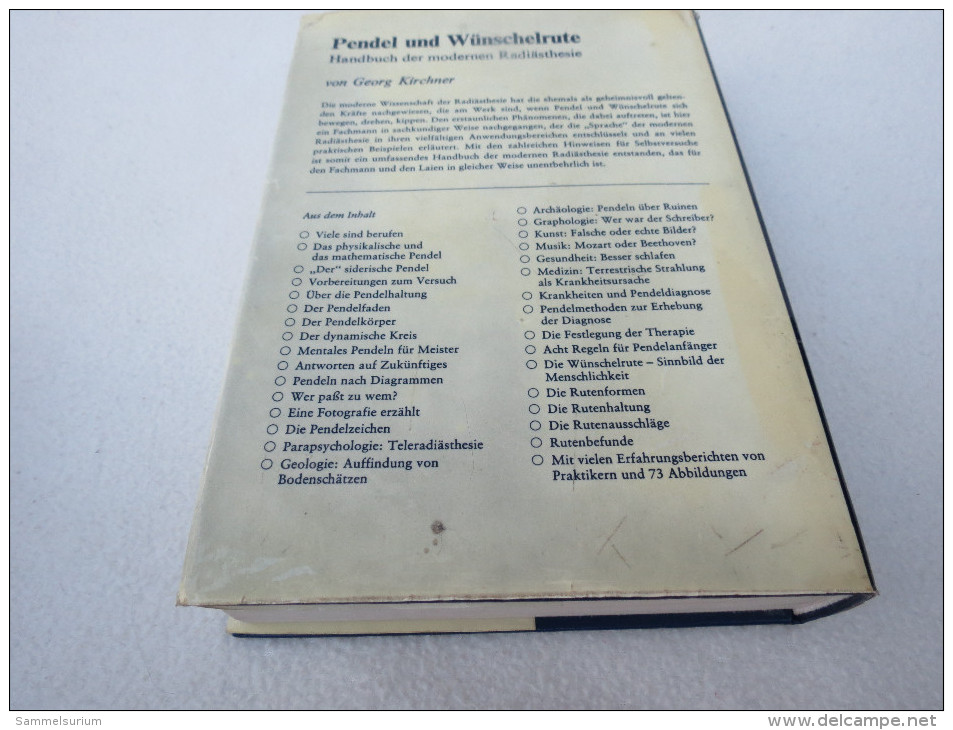 Georg ÖKirchner "Pendel und Wünschelrute" Handbuch der modernen Radiästhesie