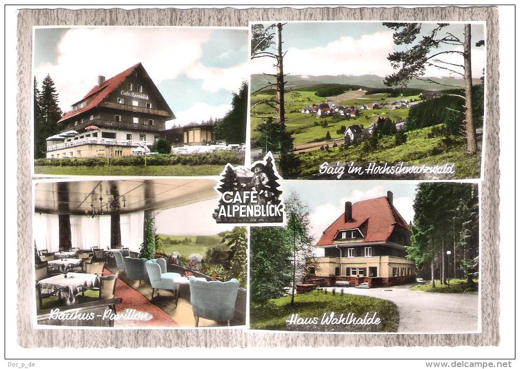 Deutschland - Saig Im Schwarzwald - Cafe Alpenblick Pension - Haus Wahlhalde Im Hochschwarzwald - Hochschwarzwald